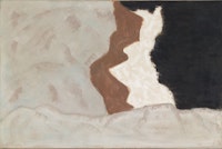 Milton Avery, <em>Grey Rocks, Black Sea</em>, 1956. Oil on canvas, 40 x 60 inches.