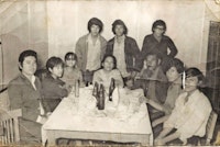 Left to right: Uncle Guillermo, Aunt Angelica, cousins Luisa, Bienvenido, Guillermo, Ricardo, Lima, Peru, 1970. Courtesy William Cordova. Photo: Emperatriz Rojas