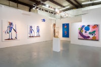 Installation view of <em>A Brand New Day</em> at AB NY Gallery, 2022. Courtesy the AB NY Gallery. Photo: Gary Mamay.