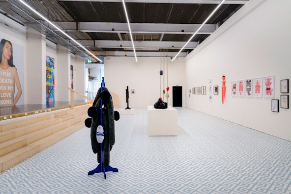 Installation view: <em>Penny Goring: Penny World</em>, Institute of Contemporary Arts, London, 2022. Courtesy the artist and Institute of Contemporary Arts. 