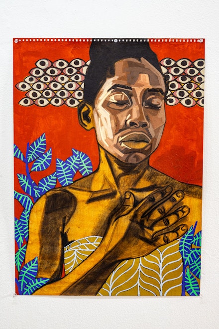 Ify Chiejina, <em>Eyes Solemnly Swear</em>, 2020. Courtesy the artist and Newhouse Center for Contemporary Art at Snug Harbor.