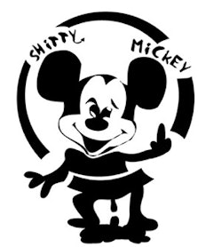 mickey mouse vampire stencil
