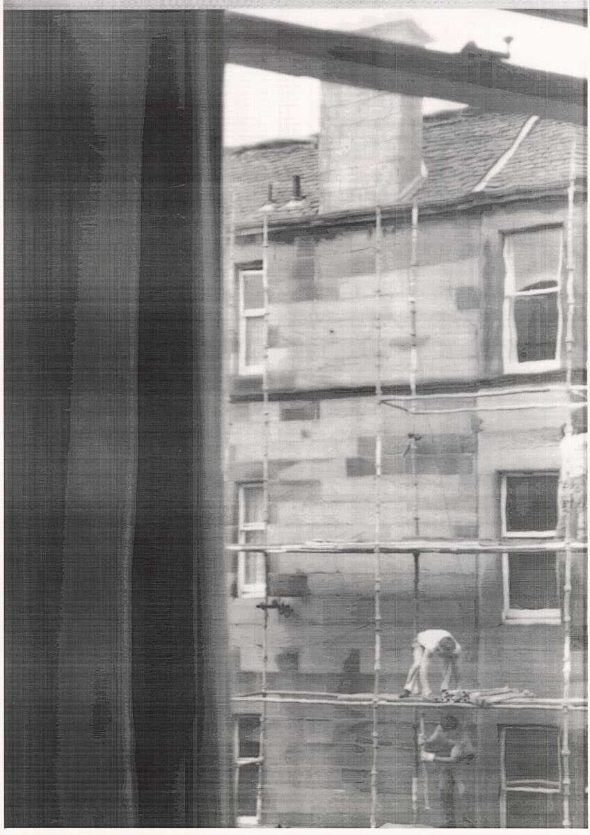 Wolfgang Tillmans, <em>Edinburgh builders, a</em>, 1987. © Wolfgang Tillmans. Courtesy David Zwirner, New York; Galerie Buchholz, Berlin/Cologne; Maureen Paley, London; and the Museum of Modern Art, New York.