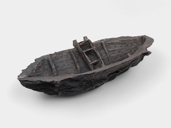 William Corwin, <em>Small Charger, Curragh 2</em>, 2022. Cast Iron. Courtesy the artist and Geary Contemporary.