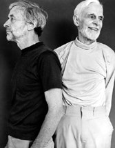 Rudy Burckhardt and Edwin Denby, 1981. Photograph by Rob Brooks. Courtesy Tibor de Nagy Gallery, New York.