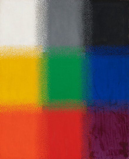 Stefan Gierowski, <em>Painting CDV</em>, 1977. Oil on canvas, 100 × 81 cm. © The Stefan Gierowski Foundation 2022, Photo: Adam Gut.