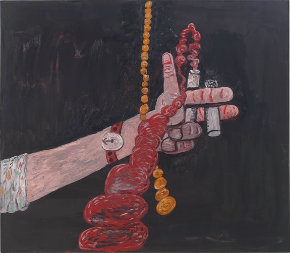 Philip Guston, <em>Talking</em>, 1979. Oil on canvas, The Museum of Modern Art, New York. © Estate of Philip Guston, courtesy Hauser & Wirth / photograph © The Museum of Modern Art, licensed by SCALA/Art Resource, NY.