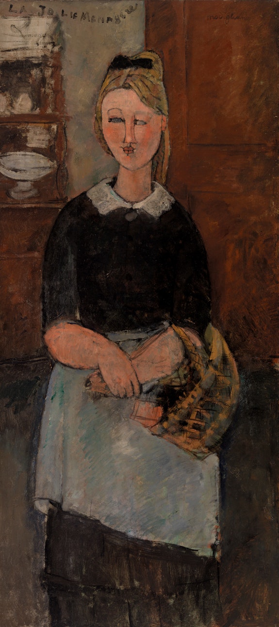 Amedeo Modigliani, <em>The Pretty Housewife (La Jolie ménagère) </em>, 1915. Courtesy the Barnes Foundation.