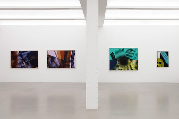 Installation view: <em>Hans Hartung: Revenge</em>, Perrotin, New York, 2023. ©Hans Hartung / ADAGP, Paris & ARS, New York 2022. Courtesy Fondation Hartung - Bergman & Perrotin. Photo: Guillaume Ziccarelli. 