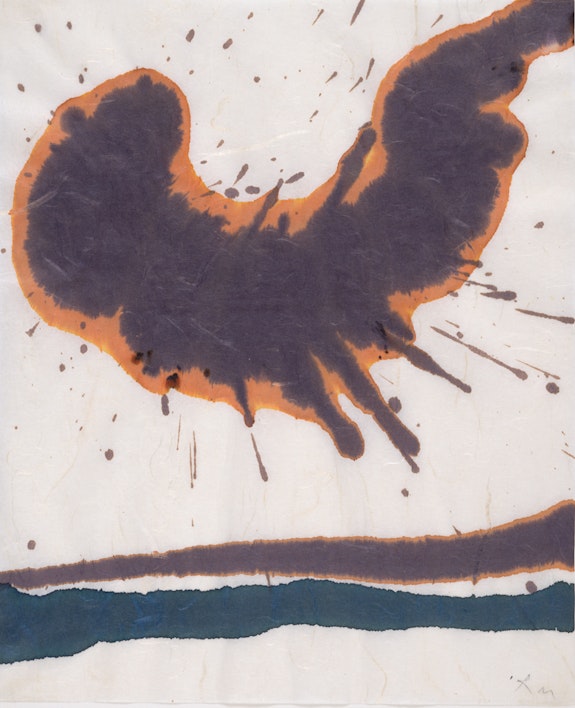 Robert Motherwell, <em>Lyric Suite</em>, 1965. Ink on paper, 11 x 9 in. The Metropolitan Museum of Art, New York. Anonymous gift, 1966 (66.233.12). © 2023 Dedalus Foundation Inc. / Licensed by Artists Rights Society (ARS), NY.