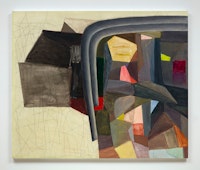 Brenda Goodman, <em>Above and Beyond</em>, 2022. Oil and mixed media on wood, 60 x 72 inches. © Brenda Goodman. Courtesy Sikkema Jenkins & Co., New York