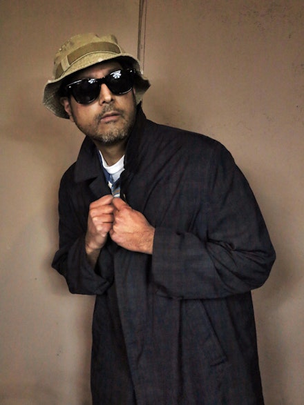 Imran Javaid as Shashi Parmar in disguise. Photo: Jonathan Slaff.