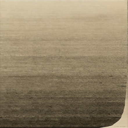 Nasreen Mohamedi, <em>Untitled</em>, 1985. Graphite, gouache and ink on paper, 20 x 20 inches. Courtesy Glenbarra Museum of Art.