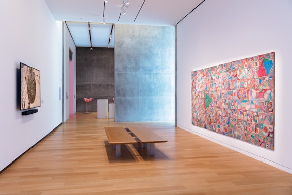 Installation view of <em>I'll Be Your Mirror: Art and the Digital Screen</em>, at the Modern Art Museum of Fort Worth, February 12, 2023 - April 30, 2023. Photo: Kevin Todora. Courtesy of the Modern Art Museum of Fort Worth.