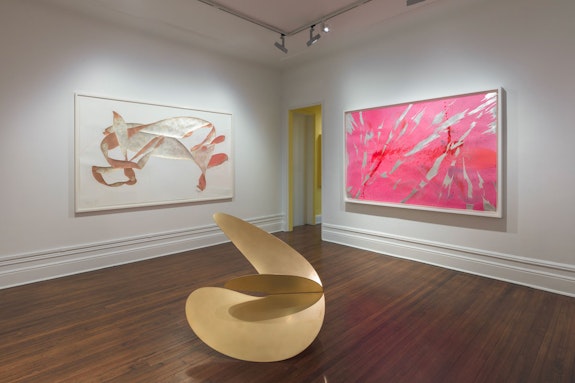 Installation view: Jorinde Voigt, <em>The Match</em>, David Nolan Gallery, New York, 2023. Courtesy David Nolan Gallery.