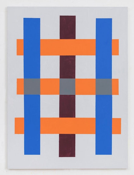 Thornton Willis, <em>3 gray squares #2</em>, 2021. Acrylic on canvas, 70 x 52 inches. Courtesy the artist and Elizabeth Harris Gallery.