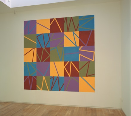 <em>Song of the Vowels </em>Wall painting, 2006<em>. Beyond the White Cube</em> Brian O’Doherty/Patrick Ireland. Hugh Lane Gallery 2006.<strong> ©</strong>Hugh Lane Gallery and the artist.