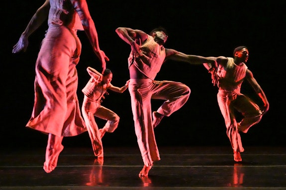 Martha Graham Dance Company in Baye & Asa's <em>Cortege 2023</em>. Photo: Steven Pisano.