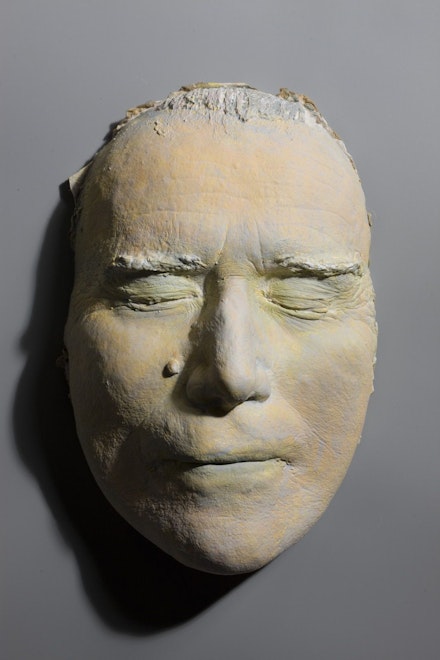 Charles Simonds, <em>Death Mask of Patrick Ireland</em>, 2008. Collection of The Irish Museum of Modern Art. Photo: Denis Mortell.