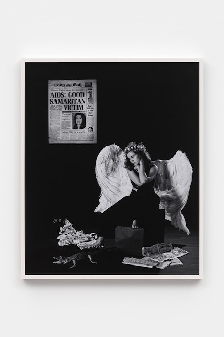 Tessa Boffin, <em>Untitled #1</em>, 1989/2023. Archival inkjet print, 43 7/8 x 30 inches. Courtesy the Estate of Tessa Boffin and the Gupta+Singh Archive. Photo: JSP Art Photography.