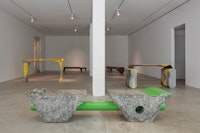 Installation View: <em>Samuel Ross: COARSE</em>, Friedman Benda, New York, 2023. Courtesy of Friedman Benda and Samuel Ross. Photo: Timothy Doyon.