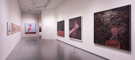 Installation view: <em>Philip Guston Now</em>, National Gallery Of Art, Washington, DC, 2023. Courtesy National Gallery Of Art.