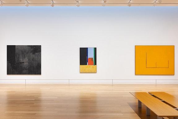 Installation view: <em>Robert Motherwell: Pure Painting</em>, The Modern Art Museum of Fort Worth, Fort Worth, TX, 2023. Courtesy The Modern Art Museum of Fort Worth. 