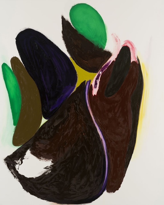 Arthur Cohen, <em>Dark August Painting</em>, 2022. Oil on linen, 82 x 66 inches. Courtesy the artist and Scully Tomasko Foundation, New York.