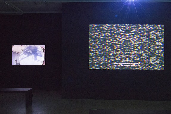 Installation view, <em>A Dweller on Two Planets</em>, Microscope Gallery, New York, 2023. Courtesy the artists and Microscope Gallery, New York