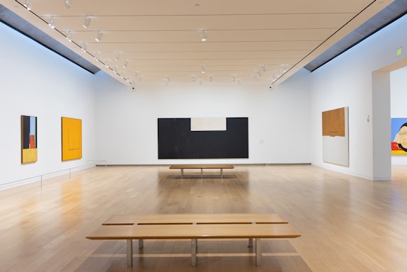 Installation view: <em>Robert Motherwell: Pure Painting</em>, Modern Art Museum of Fort Worth, TX, 2023. Courtesy Modern Art Museum of Fort Worth.