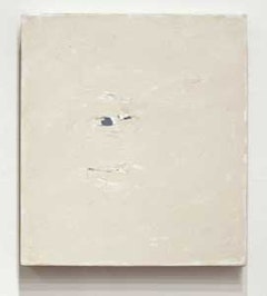 Stephen Rosenthal, “Ochre IV, 9.06” (2006),  oil on canvas, 19-3/8 x 17-3/8