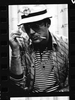 Hunter S. Thompson in <i>Gonzo: The Life & Work of Dr. Hunter S. Thompson</i>, a Magnolia Pictures release. <i>Photo courtesy of Magnolia Pictures</i>.