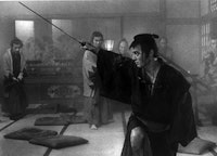 Tatsuya Nakadai in Kihachi Okamoto's SWORD OF DOOM (1966). Toho Co.