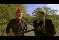 Pete Seeger sings to one of the Yale grads.  Photo courtesy of The Press & The Public Project, Inc.