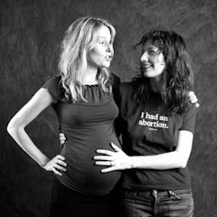Photo of Jennifer Baumgardner and Gillian Aldrich, by Tara Todras-Whitehill