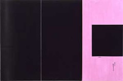 
Tomorrow's Parties, 1979/1994. Acrylic on canvas (diptych). 48-1/4 x 72-1/4 x 2-1/2 inches (122.6 x 183.4 x 6.4 cm) overall. Hauser & Wirth Collection, Switzerland
