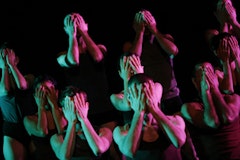 Batsheva Dance Company, “Max,” by Ohad Naharin. Performers: The Company. BAM Howard Gilman Opera House, Brooklyn, NY, March 4, 2009. Photo by: Julieta Cervantes.