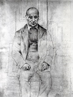 Pablo Picasso, “Portrait of Max Jacob” (1915). Pencil on paper, 13 × 93/4˝. Zervos VI, 1284. Private collection. Courtesy of ARS.