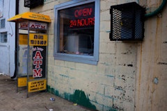 ATM in the Anacostia neighborhood, Washington DC. Credit <a href=