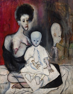 In the early days, there was a ”no censorship” policy at the exhibit, but when works were deemed offensive, as Alice Neel’s “Degenerate Madonna” was in the inaugural year, the canvases were proudly turned to the wall, as badges of avant-garde honor. Alice Neel, “Degenerate Madonna,” (1930), Oil on canvas. 31 x 24 inches. © The Estate of Alice Neel, courtesy David Zwirner, New York.
