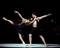 Stella Abrera and Cory Stearns in <i>Everything DoesnÃ¢â‚¬â„¢t Happen at Once</i>. Photo: Rosalie OÃ¢â‚¬â„¢Connor