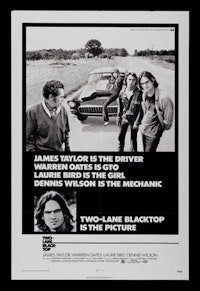 The 1971 poster for <i>Two-Lane Blacktop.</i>
