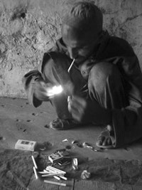 An addict in Kabul. Photo by Anuj Chopra, Courtesy ISN Security Watch, flickr.com