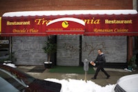 Neighborhood restaurants are just one noticeable aspect of Sunnyside's Armenian and Turkish population. Dracula's Place, serving traditional Romanian cuisine 
Photos by Miller Oberlin. 

