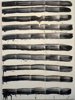 David Reed, <i>#90</i> (1975). Oil on canvas. 76 x 56 inches. Courtesy of the artist and Max Protectch Gallery.