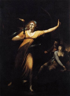 Johann Heinrich Füssli, “The Sleepwalking Lady Macbeth” (1781-1784). Oil on Canvas, 221 × 160 cm.