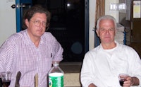 Photo of Stephen Maine (left) and Kim Jones (right). Photograph by Phong Bui.