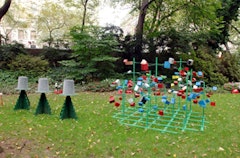 Dennis Oppenheim, Installation view of Landscape Installations for Central Park at the Arsenal Building, 2006. Courtesy the City of New York, Parks and Recreation.