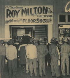 Mainstays of the postwar Southern California “jump blues” scene, Roy Milton and His Solid Senders enjoyed a string of hits on local labels like Specialty, Miltone, and Dootone.