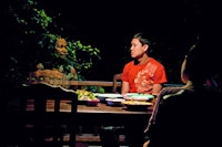 Natthakarn Aphaiwonk, left, as Huay with Sakda Kaewbuadee as Tong in Apichatpong Weerasethakul’s Uncle Boonmee Who Can Recall His Past Lives. Courtesy of Strand Releasing.